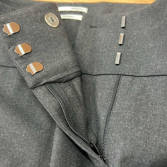 Halogen Taylor Fit Career Pants Sz 12 Dk Gray Polyester/Viscose/Spandex Like New - Picture 7 of 12